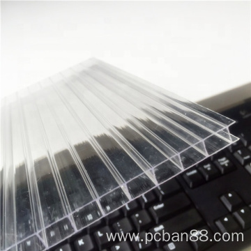 7'x19' standard hollow polycarbonate sheet size for 20ft